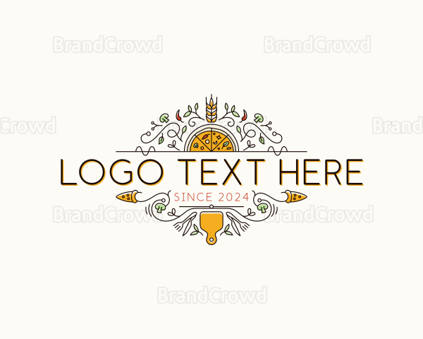 Gourmet Pizza Restaurant Logo