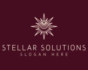 Universe - Mystical Sun Shine logo design