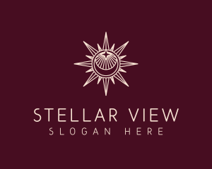 Observatory - Mystical Sun Shine logo design