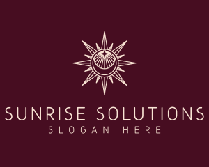 Sun - Mystical Sun Rays logo design