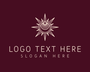 Heaven - Mystical Sun Rays logo design