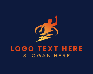 Lightning - Lightning Bolt Electrician logo design