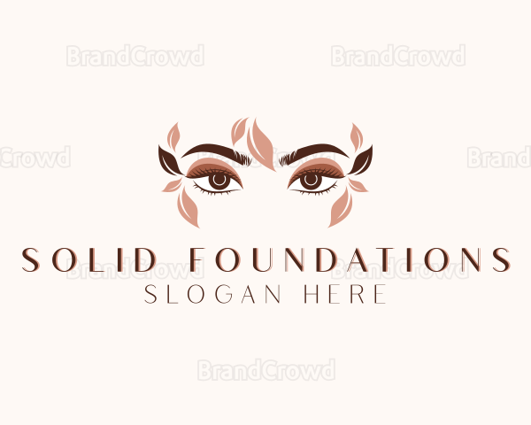 Organic Beauty Eyelash Salon Logo