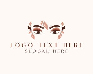 Woman - Organic Beauty Eyelash Salon logo design