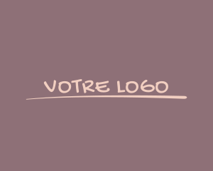 Modern Casual Handwritten Logo