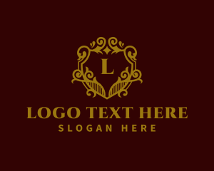 Decorative Luxury Shield Logo