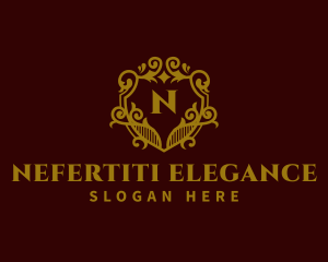 Decorative Luxury Shield logo design