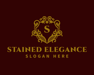 Decorative Luxury Shield logo design