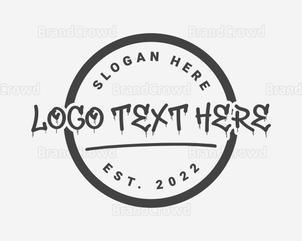 Tattoo Shop Wordmark Logo