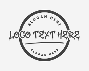 Tattoo Shop Wordmark Logo