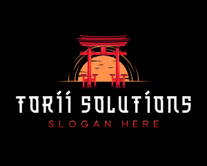 Torii - Torii Japanese Shrine logo design