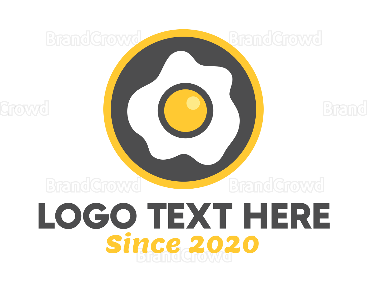 Fried Egg Breakfast Logo | BrandCrowd Logo Maker