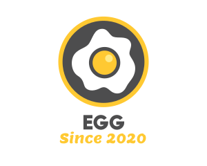 Fried Egg Breakfast logo design