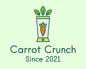 Carrot - Healthy Carrot Smoothie logo design