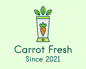Carrot - Healthy Carrot Smoothie logo design