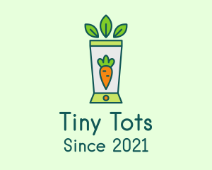 Cooler - Healthy Carrot Smoothie logo design
