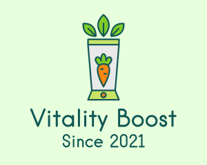 Healthy - Healthy Carrot Smoothie logo design