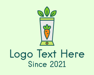 Healthy - Healthy Carrot Smoothie logo design