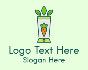 Healthy Carrot Smoothie Logo