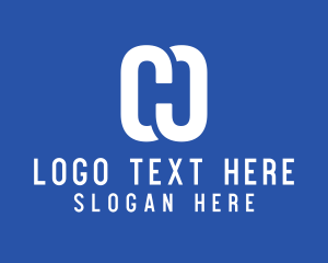 Interlocking - Chain Connectivity Letter H logo design