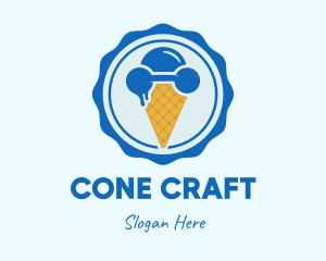 Ice Cream Workout logo design