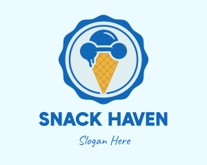 Ice Cream Workout logo design