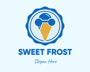 Ice Cream Workout logo design