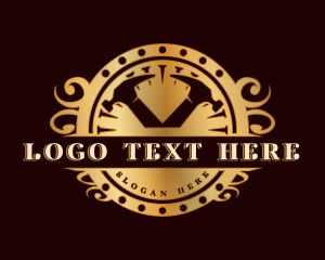 Vintage - Hammer Construction Builder logo design