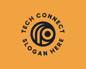 Startup Tech Letter P Logo