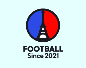 Scene - Paris France Circle logo design