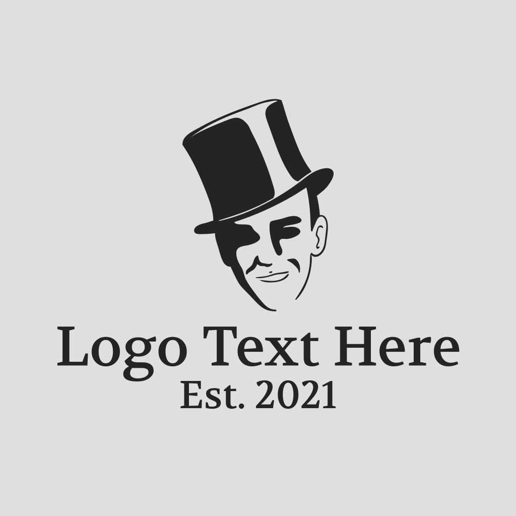 Man in top hat logo