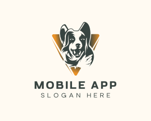 Golden Retriever - Animal Dog Veterinary logo design
