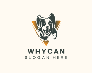 Brown Puppy - Animal Dog Veterinary logo design