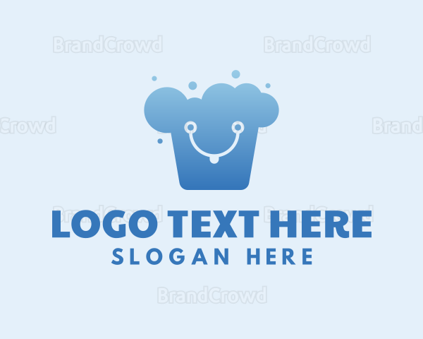 Cleaning Bucket Smile Logo