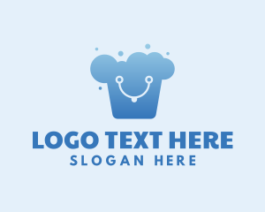 Cleaning Bucket Smile Logo