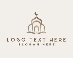 Museum - Muslim Mosque Architecture logo design