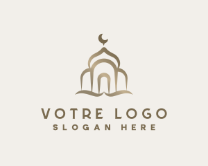 Muslim Mosque Architecture Logo