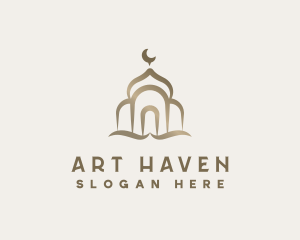 Muslim Mosque Architecture logo design