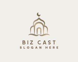 Tour Guide - Muslim Mosque Architecture logo design