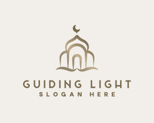 Muslim Mosque Architecture logo design