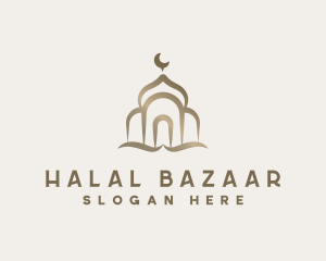 Muslim Mosque Architecture logo design