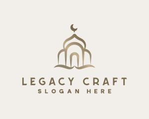 Heritage - Muslim Mosque Architecture logo design