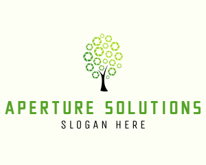 Aperture - Nature Tree Photography logo design