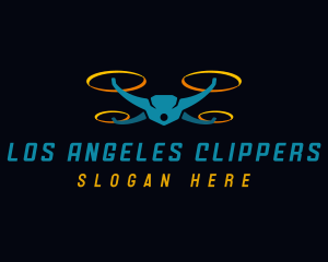 Aerial Drone Quadcopter Logo