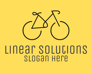 Linear - Bicycle Bike Cycling logo design