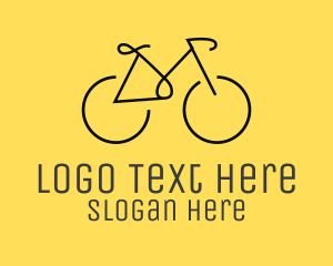 Black - Bicycle Bike Cycling logo design
