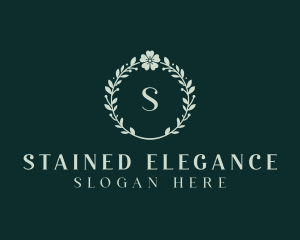 Floral Beauty Wreath logo design