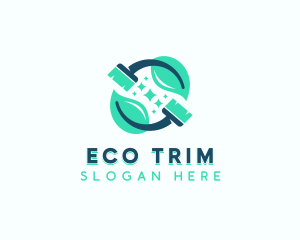 Eco Janitorial Cleaning logo design