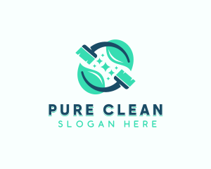 Eco Janitorial Cleaning logo design