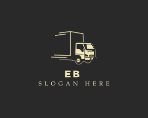 Moving - Minimal Speed Truck logo design